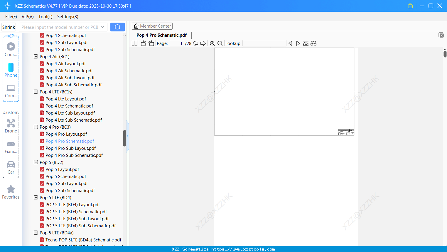 Tecno Pop 4 Pro Schematic